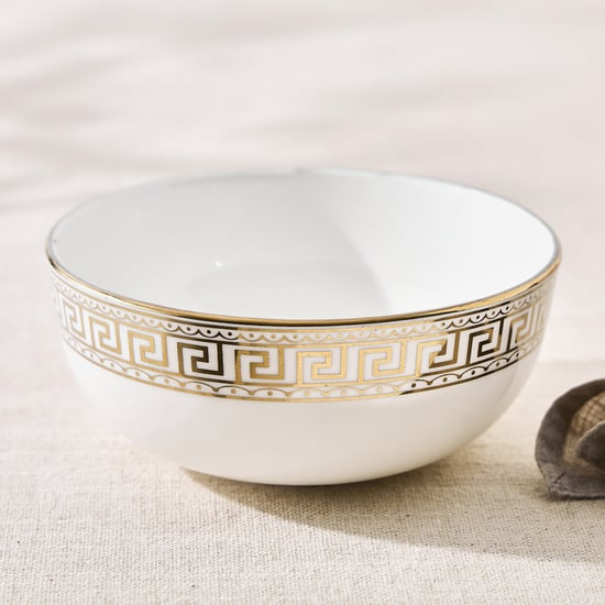 Midas Kasan Bone China Printed Cereal Bowl - 600ml