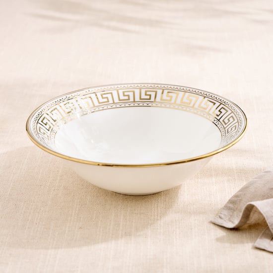 Midas Kasan Bone China Printed Serving Bowl - 800ml