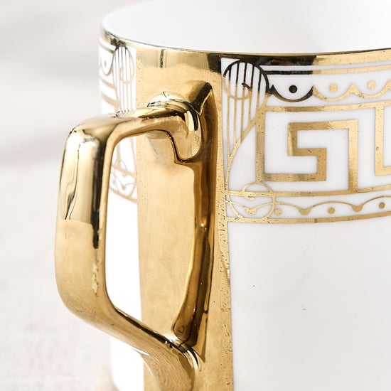 Midas Kasan Bone China Printed Coffee Mug - 220ml