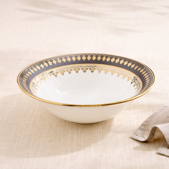 Midas Grisa Bone China Printed Serving Bowl - 800ml