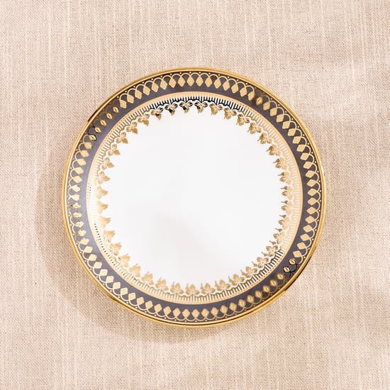 Midas Grisa Bone China Printed Side Plate - 18cm