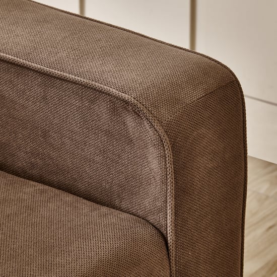 Helios Comet NXT Fabric 2-Seater Sofa Bed - Brown