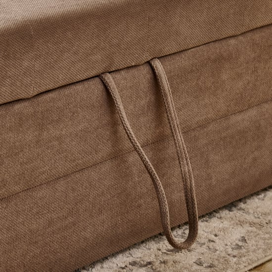 Helios Comet NXT Fabric 2-Seater Sofa Bed - Brown
