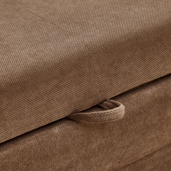 Helios Comet NXT Fabric 2-Seater Sofa Bed - Brown