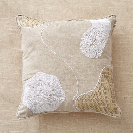 Florin Mura Embroidered Filled Cushion - 45x45cm