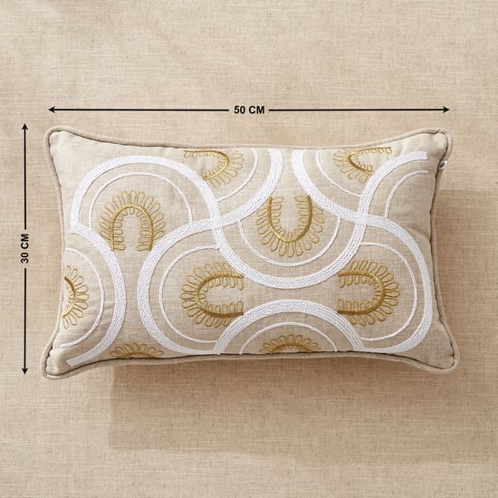 Florin Virelle Embroidered Filled Cushion - 50x30cm