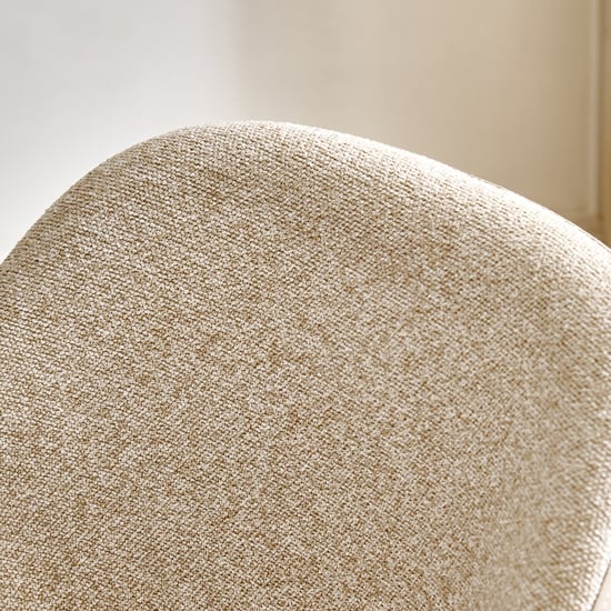 Clair De Lune Set of 2 Fabric Dining Chairs - Beige