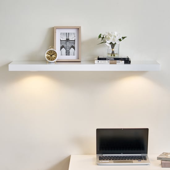 Kai Floating Wall Shelf - White