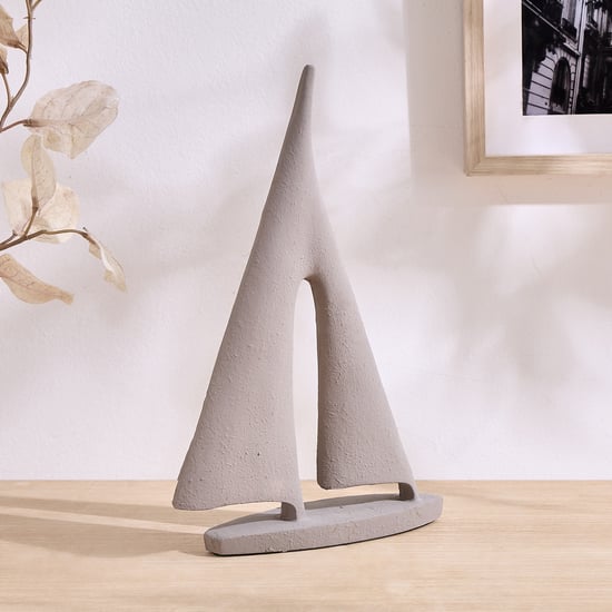 Grain Bruno Resin Boat Table Accent