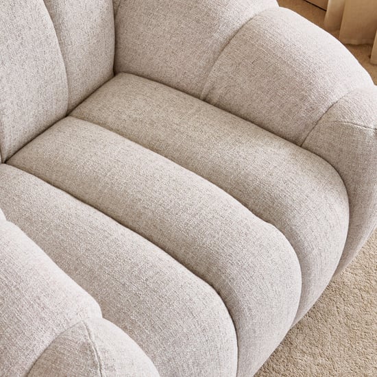 Alchemy Fabric 1-Seater Sofa - Ivory