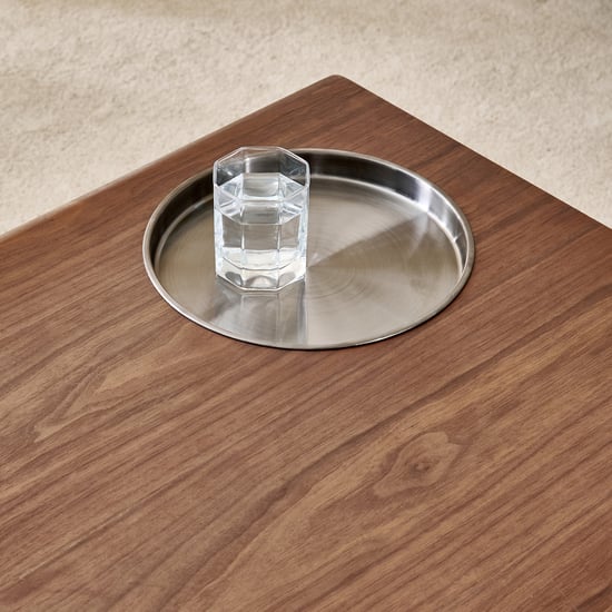 Havana Swivel Coffee Table - Walnut