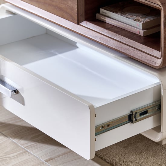 Havana Swivel Coffee Table - Walnut