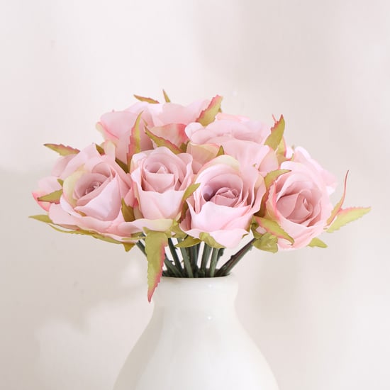 Monalisa Set of 15 Artificial Rose Flower Stems - 15x25cm