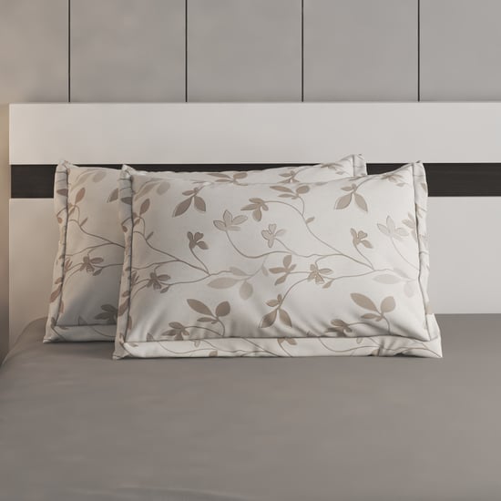 Ezra York Set of 2 Floral Print Pillow Covers - 70x45cm