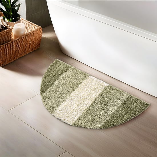 Pristine Melange Striped Anti-Slip Bath Mat -80cm