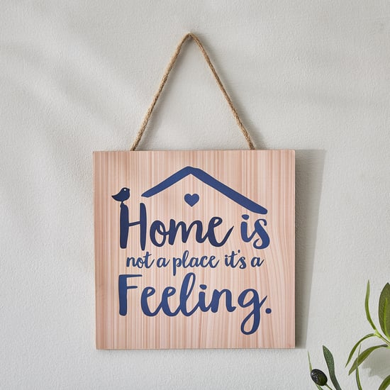 Garnet Interior Wooden Hanging Quote Wall Accent