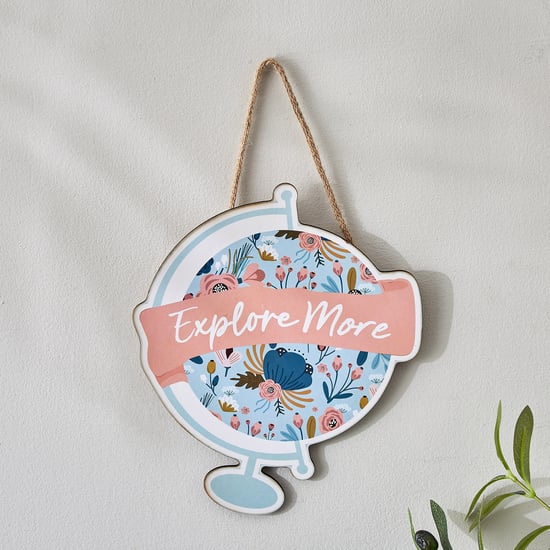 Garnet Interior Wooden Travel Hanging Wall Accent