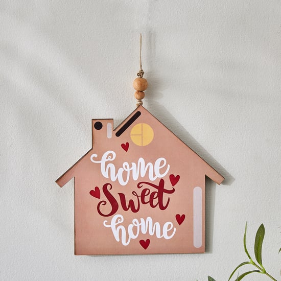 Garnet Interior Wooden Home Sweet Home Hanging Wall Accent
