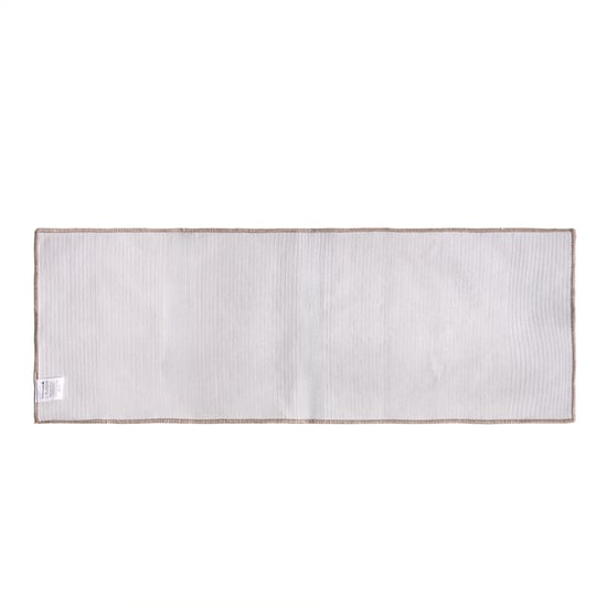 Pristine Melange Striped Anti-Slip Bath Runner - 130x45cm
