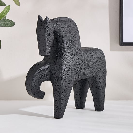 Alloy Deco Polyresin Horse Table Accent