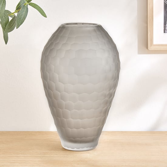Grain Roan Glass Cutwork Vase - Large