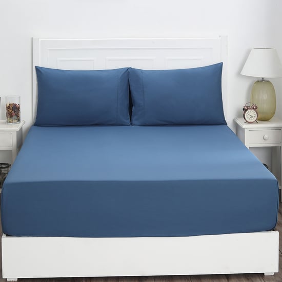 MASPAR Slumber Cotton 210TC 2Pcs Single Bedsheet Set