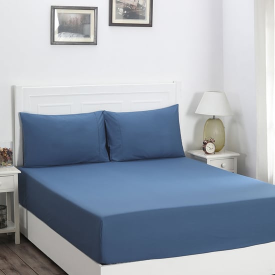 MASPAR Slumber Cotton 210TC 2Pcs Single Bedsheet Set