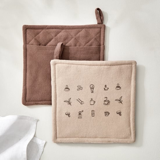 Altas Set of 2 Cotton Pot Holders