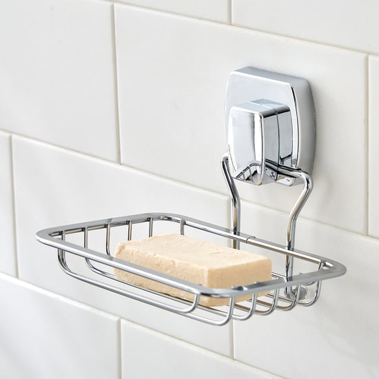 Orion Mandrin Chrome Metal Suction Soap Dish