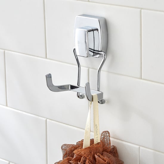 Orion Mandrin Chrome Metal Suction Double Hook