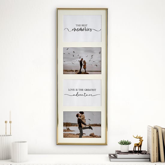 Sepia Allure Collage 4-Photo Frame - 22.5x60.5cm