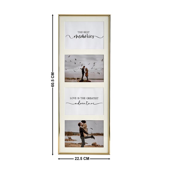 Sepia Allure Collage 4-Photo Frame - 22.5x60.5cm