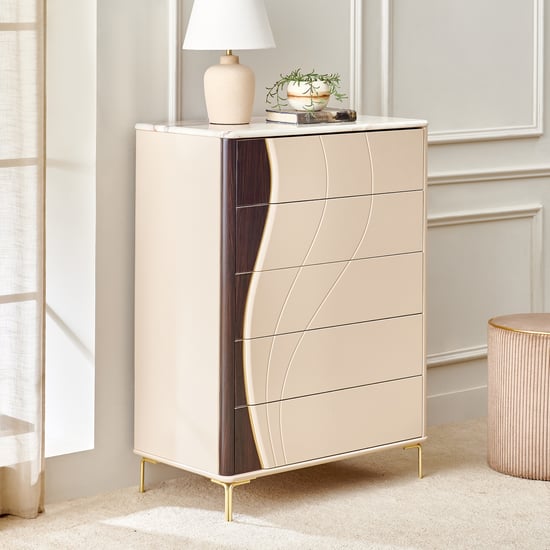 Monalisa Chest of 5 Drawers - Brown