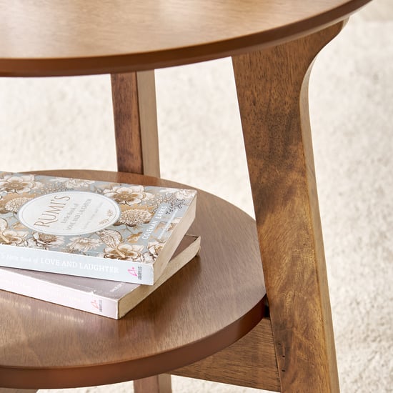 Jilly Solid Wood 2-Seater Tea Set - Brown
