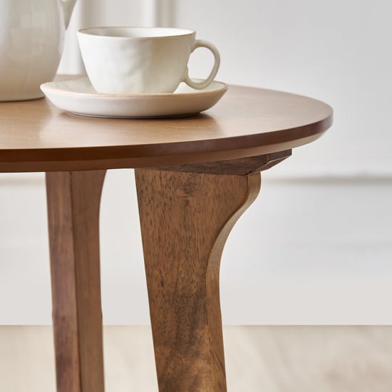 Jilly Solid Wood 2-Seater Tea Set - Brown