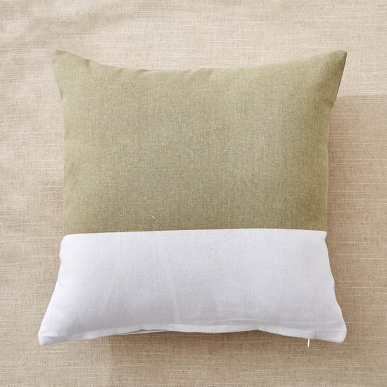 Spinel Thistle Colourblocked Filled Cushion - 40x40cm