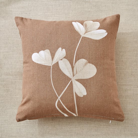 Spinel Tulip Floral Print Filled Cushion - 40x40cm