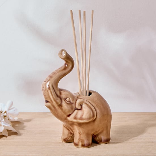 Scentscape Gotham Ceramic Elephant Reed Diffuser Jar
