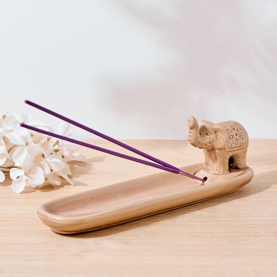 Scentscape Gotham Ceramic Elephant Incense Holder