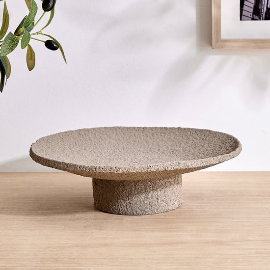 Dew Polyresin Pedestal Bowl