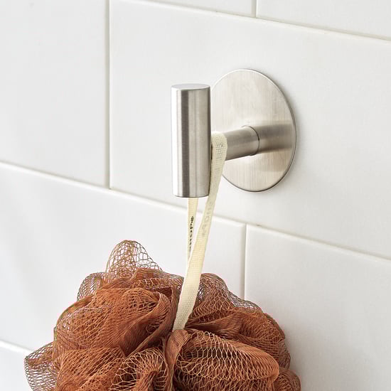 Orion Mandrin Chrome Stainless Steel Adhesive Single Hook