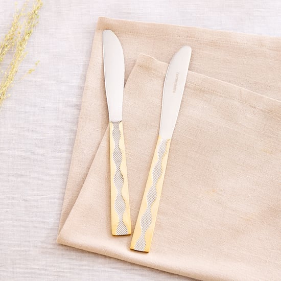 Glister Beret Set of 2 Stainless Steel Dinner Knives