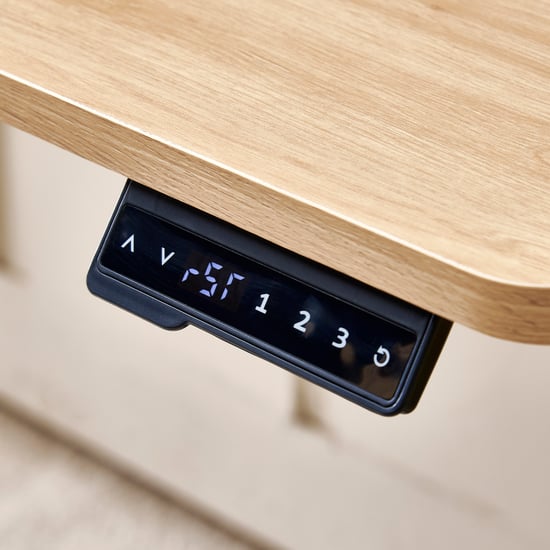 Ascent Smart Height Adjustable Study Desk - Black