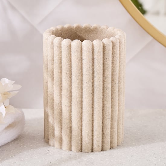 Corsica Rico Polyresin Tooth Brush Holder