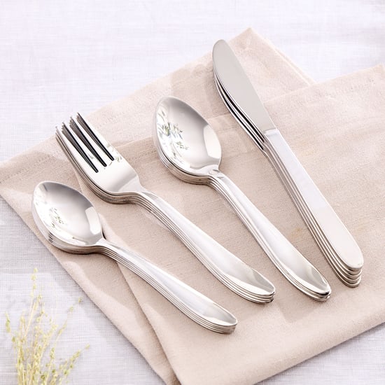 Glister Sobeka 24Pcs Stainless Steel Cutlery Set with Box