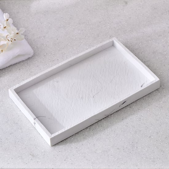 Corsica Arctic Polyresin Tray