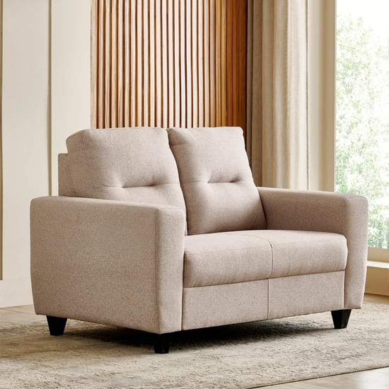Helios Kayin Fabric 2-Seater Sofa - Beige