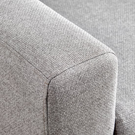 Helios Kayin Fabric 3-Seater Sofa - Grey