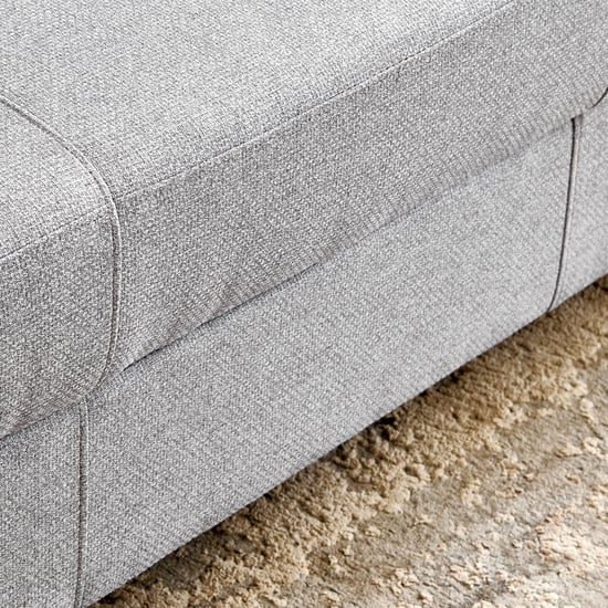 Helios Kayin Fabric 3-Seater Sofa - Grey