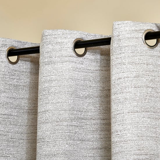 Drift Melange Set of 2 Blackout Door Curtains - 7.2ft (220cm)